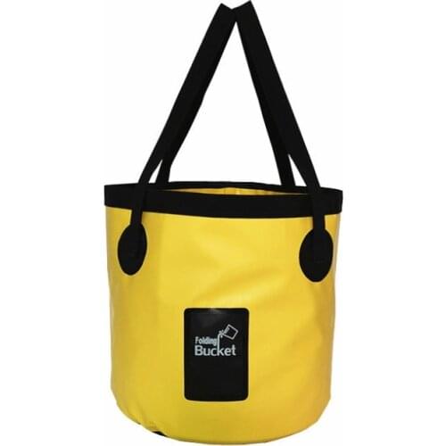 12L 20L portable bucket water storage bag storage bag waterproof water bag fishing folding bucket