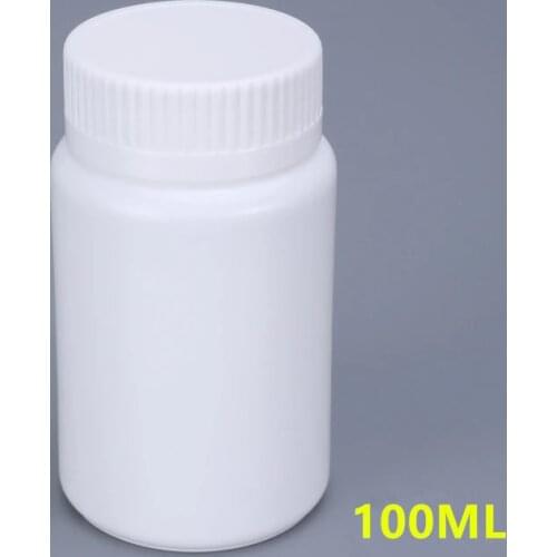 Empty pill container Round plastic packaging bottles for medicine capsule tablet vitamin Food Grade 50PCS/lot