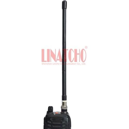 27MHz Walkie Talkie Ham CB 2-Way Radio Black BNC Male Spring Antenna