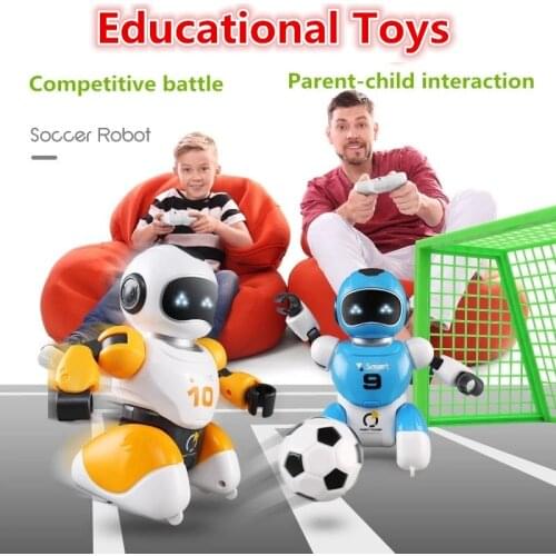 2021 New 2.4G Remote Control Robot Educational Toys Soccer Robot Parent-Child Interaction Battle Robot Childrens Gift
