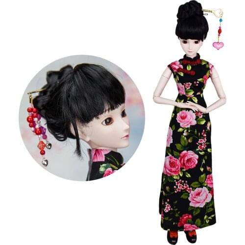 EVA BJD 1/3 BJD Doll Chinese Cheongsam Donna 60cm 24in 22 Ball Jointed SD Dolls Makeup Full Set Toy Surprise Doll for Girl Gift