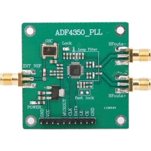 137M-4.4GHz Frequency Synthesizer RF Signal Source Phase Locking Loop Board Frequency Synthesizer ADF4350 Development Board