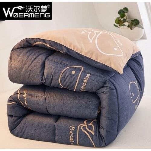 Quilt winter quilt core thickened warm single student air conditioning spring, autumn and winter four seasons universal quilt