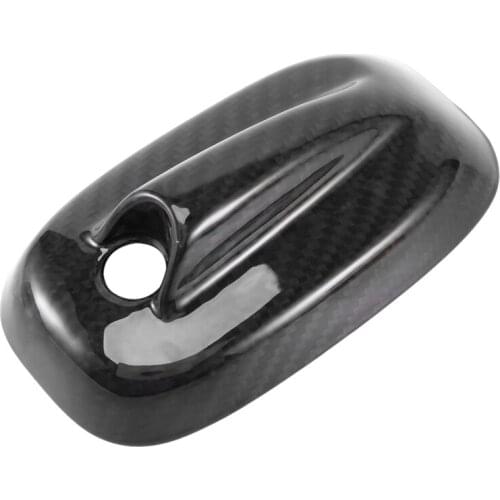 Carbon Fiber for Mini Cooper F55 F56 Car Roof Shark Fin Decorative Aerial Antenna Base Cover Sticker Trim