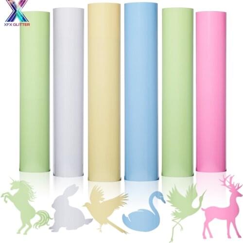 XFX HTV Holographic Iron on Vinyl 1Pack 12x10in Light variable lettering film Vinyl for T Shirts Clothing DIY Craft Decor cricut