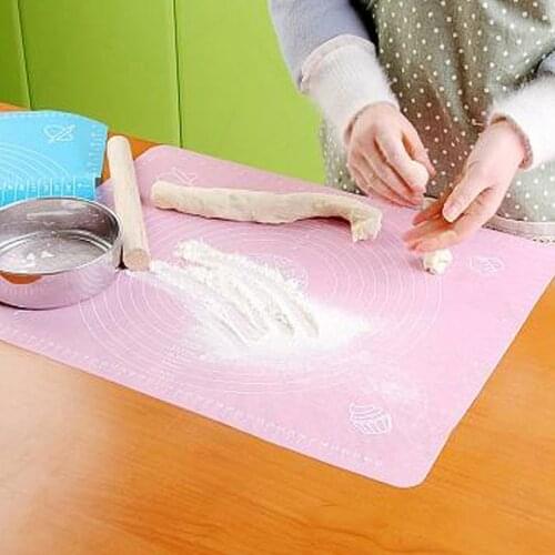 1pcs Non-Stick Silicone Mat Rolling Dough Liner Pad Pastry Cake Bakeware Paste Flour Table Sheet Kitchen Tools