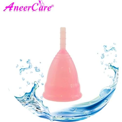 100pc Copa Menstrual Lady Cup For Women Menstrual Coletor Cups Feminine Hygiene De Silicone Medica Reusable Period Menstural Cup