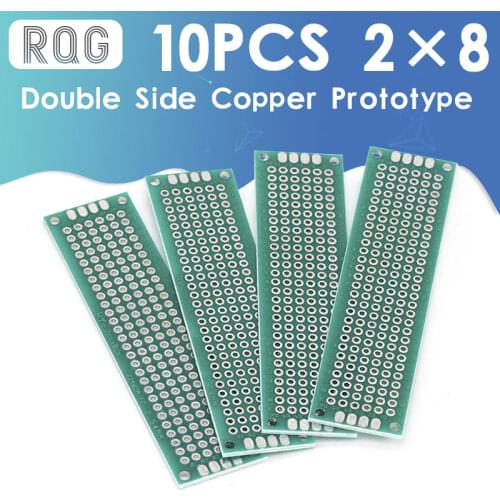 2x8cm Double Side Prototype PCB diy Universal Printed Circuit Board