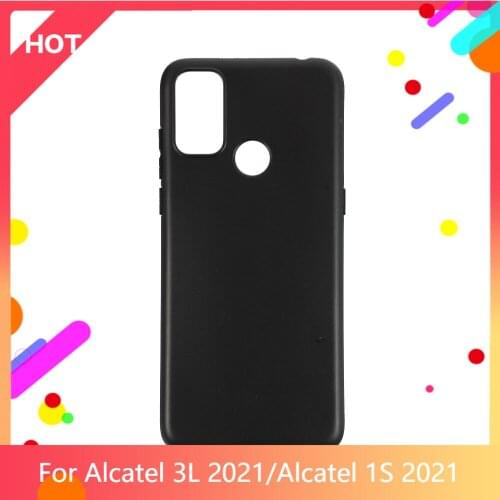 3L 2021 Case Matte Soft Silicone TPU Back Cover For Alcatel 1S 2021 Phone Case Slim shockproof