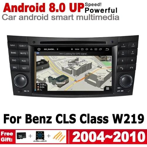 7" HD Android 8.0 up Car DVD GPS Navi Map For Mercedes Benz CLS Class W219 2004~2010 NTG multimedia player radio WiFi System