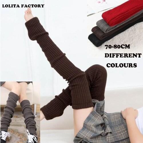 LOLITA STOCKING Winter Extra Long Boot Over The Knee Knit Dance Adult Leisure Long Tights Thigh High Leg Warmer for Women