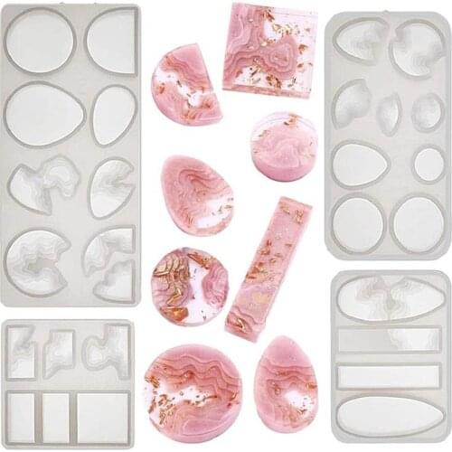 Epoxy Resin Molds Pendant Silicone Mold Ocean Style Silicone Epoxy Mold Pendant Casting Mold For DIY Jewelry Making Tools