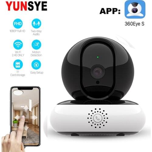 YUNSYE 1080P IP Camera Surveillance Camera Night VisionWiFi Wireless CCTV Camera Surveillance P2P Baby Monitor Pet Camera 360Eye