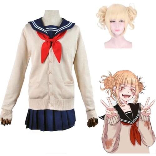 Halloween My Hero Academia Anime Cosplay Apricot Clothes Kawaii Boy Girl Photo Studio Props Costume JK Uniform Theme Party Set