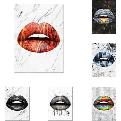 Creative Canvas Art-Lip Design-Wall Art Bureau / Décoration de la maison