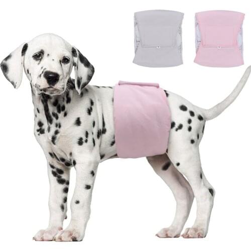 Washable Male Dog Diaper Wraps Soft Doggie Diaper Comfortable Reusable Dog Physiological Pants Sanitary Underwear Size XS-XL