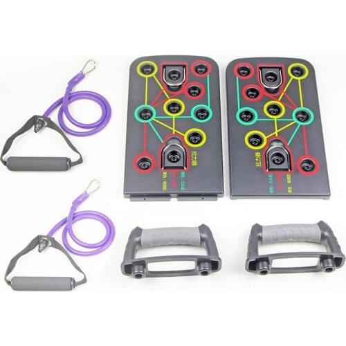 New Push Up Rack Board 9 in 1 Body Building Fitness Exercise Tool Men Women Push-Ups Stand For GYM Body Training Drop Shipping