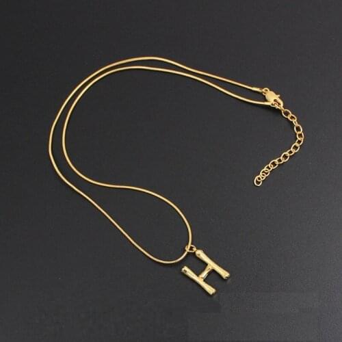 26 English Small Letters Pendant Necklace Ins Popular Luxury girls Fashion necklace Jewelry Gift