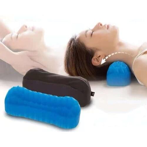 Elastic Gel Pillow TPE Silicone Cooling Pad Honeycomb Breathable Cervical Pillow Cervical Spine Neck Protective Equipment
