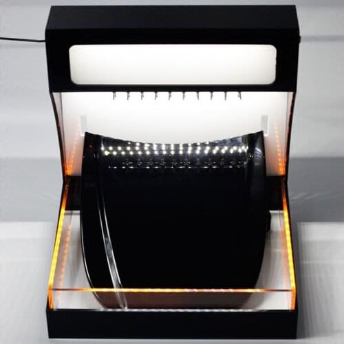 Auto Hydrophobic Spray Coating Effect Show,Ceramic Coating Synthetic Wax Test PPF Water Repellent Demo Set Orange Lamp