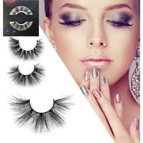 NEW 3D mink lashes Mink eyelashes False Eyelashes Super Fluffy Reusable Crisscross cilios Glamorous for dramatic makeup