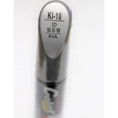 Car scratch repair pen, auto brush painting pen silver color for KIA K2 RIO,K3, K5 cerato soul forte sportage optima