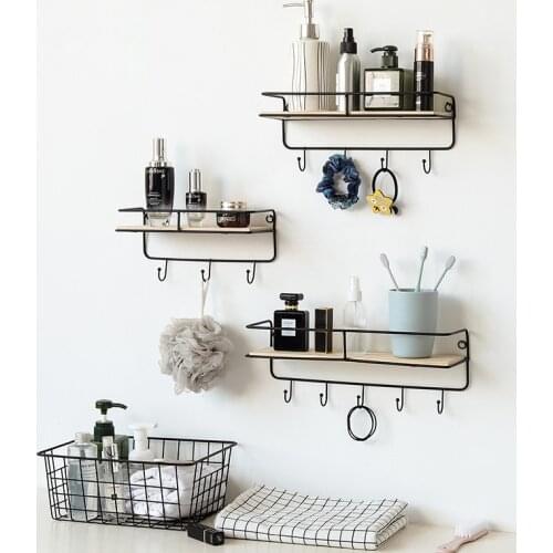 Modern Iron Art Key Holder Wall Free Of Punch Wall Hook Simple Hanging Hanger Home Decoration Storage Tools Bathroom Accessories