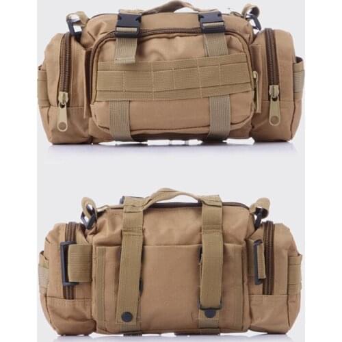 Outdoor Sports Tactical Shoulder Camera Bag Camping First Aid Kit Camouflage Multi-function Magic Pockets Army Man Women Package