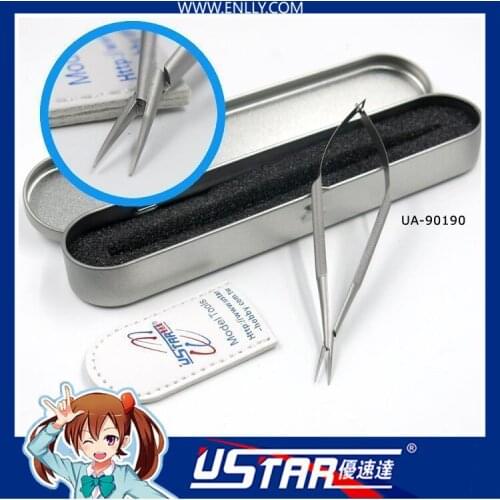 Ustar 90190 Ultra Precision Models Photo Etched Parts Tweezers For Scale Model Modeler Craft Tools Modeling Hobby Accessory