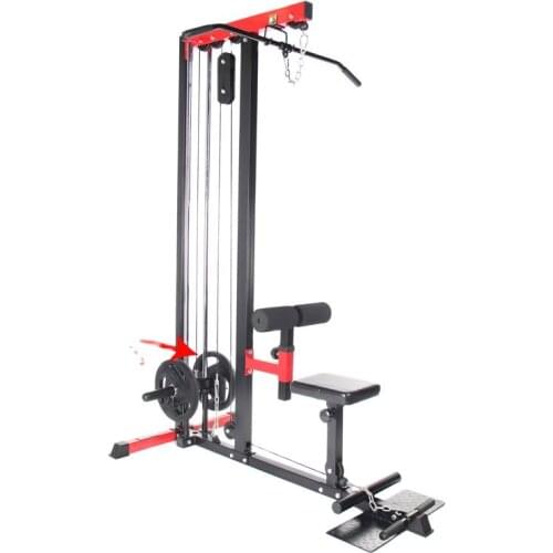 LRM501 Lat & Row Machine Home High Low Pull Lat Pull Down High Pully Waist Back Shoulder Muscle Comprehensive Fitness Equipment