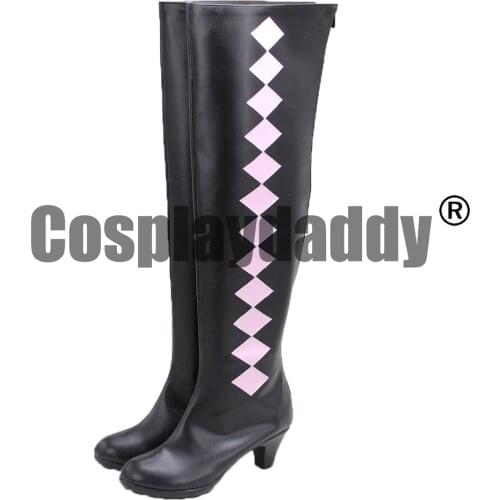 Puella Magi Madoka Magica Mahou Shoujo Madoka Magica Homura Akemi Magical Girl Form Cosplay Shoes Long Boots X002