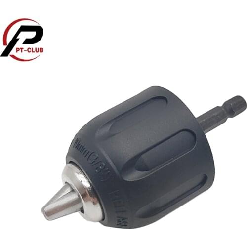 0.8-10mm Precise Keyless Drill Chuck Converter 3/8"- 24UNF Thread Quick Change Adapter SDS-Plus Shank 1/4" Hex