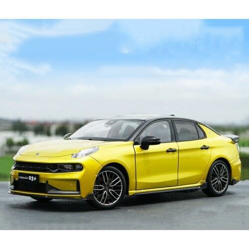 1:18 scale Original LYNK&CO 03+ Geely alloy simulation car model Diecast metal vehicle toy Collection souvenir kids adult gift