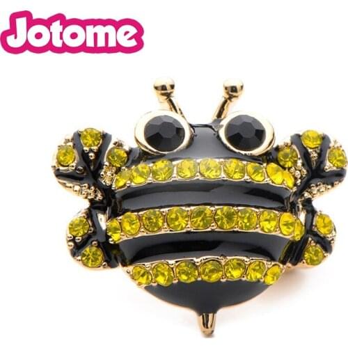 100pcs/lot Small Charm Honey Bee Insect Fashion Jewelry Big Pin Brooch