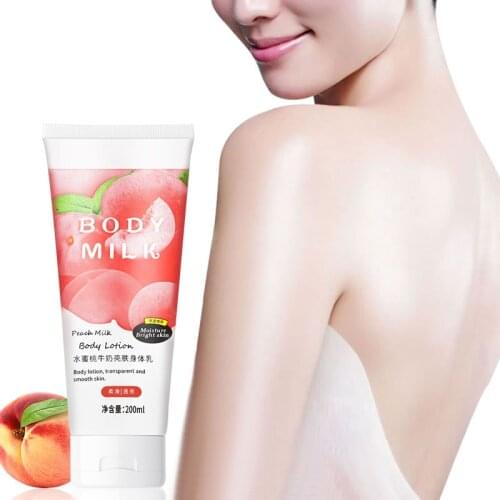 200g Peach Milk Body Lotion Skin Care Moisturizing Moisturizing Body Lotion, Long-lasting Perfume Moisturizer