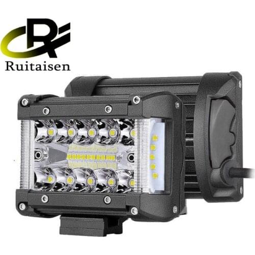 Ruitaisen 4 inch Led Light Bar Offroad Spot Work Light 90W Barre Led Working Lights Beams Car Accessories for Truck ATV 4x4 SUV