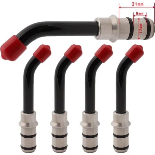 5pcs Universal Dental Optical Fiber Guide Rod Tips For Dental LED Curing Light Lamp 21x12mm Black