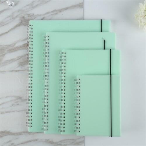 A5/A6 Dotted Grid Line Blank Notebook and Journals Agenda Spiral Coil Sketchbook Notepad Stationery Daily Weekly Planner Diary
