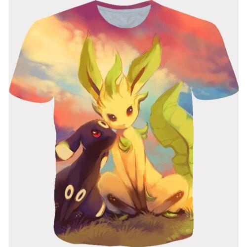 Childrens Tops Boys Girls Oversized T-Shirts Summer Anime Cartoon 3D Printed Short Sleeve Harajuku Casual Fashion Pullover Tee