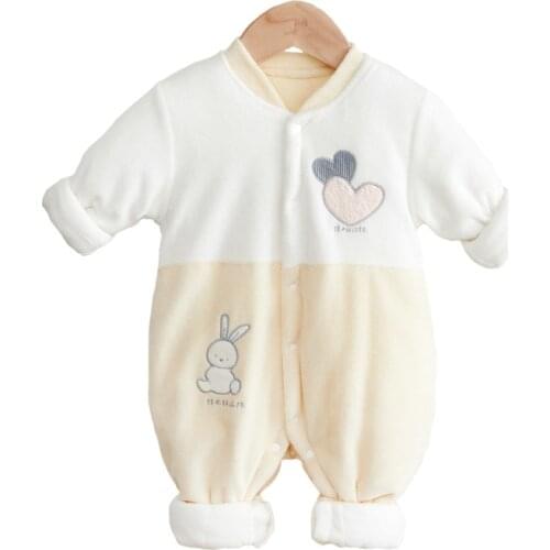 Baby Girl Boy Rompers 0-2Y Autumn Newborn Baby Clothes For Girls Long Sleeve Baby Jumpsuit Winter Baby Girls Outfits Clothes