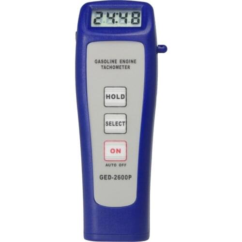 GED-2600P Engine Tachometer Digital Non-contacting Type Gasline Engine Speed Tester 100~9,999 r/min