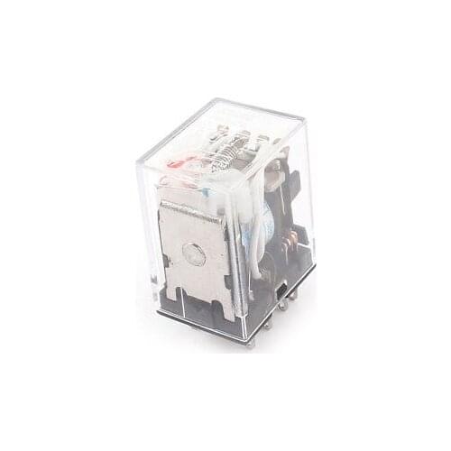 HH54PL AC 380V Coil 4P2T Green LED Lamp Light General Purpose Power Relay