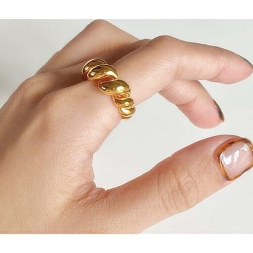 Rings Adjustable Twisting Hollow Index Finger Rings for Women Wedding Engagement Anniversary Jewelry Gift Mujer Bague Femme