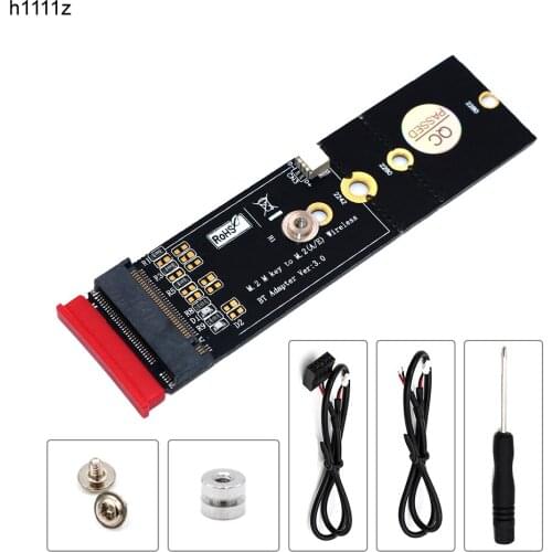 M.2 Wifi Adapter Wireless Wifi Bluetooth Adapter PC Wifi Adapter M.2 NGFF Key A to M.2 Key M Converter Card for Intel 8265 9060