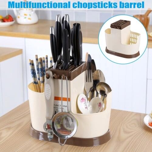 Multifunction Home Draining Rack Cutlery Tableware Plastic Chopstick Spoon Fork Storage Holder Kitchen Storage Draining Rack