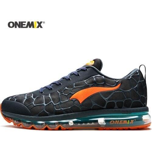 ONEMIX Men Running Shoes for Women Nice Run Athletic Trainers Navy Zapatillas Sports Shoe Max Cushion Outdoor Walking Sneakers 7
