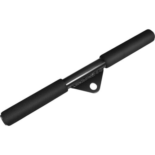 CLISPEED Down Bar Steel Bicep Bar Bicep Press Down Cable Attachment DIY Fitness Accessory