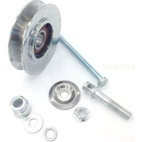 For HITACHI ZX Air conditioner pulley Tensioner Slot B Adjusting wheel excavator accessories
