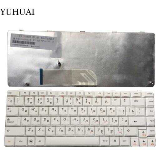 NEW RU keyboard FOR LENOVO Ideapad Y650A Y650 Russian Laptop Keyboard White