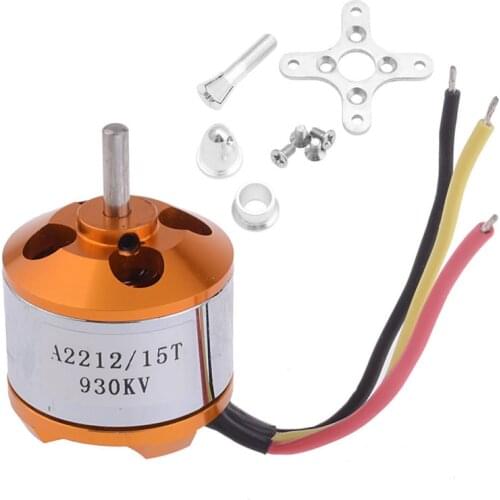 Useful A2212 Brushless 930Kv Outrunner Motor For Aircraft Quadcopter Helicopter 1000KV Toy car helicopter motor accessories